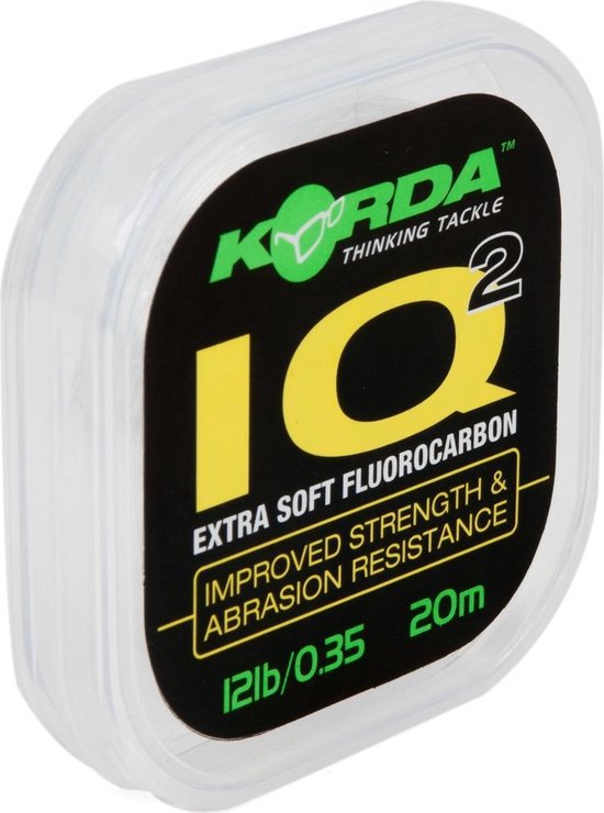 Korda IQ Hooklink Extra Soft - Onderlijnmateriaal - 9 kg - Transparant van Korda