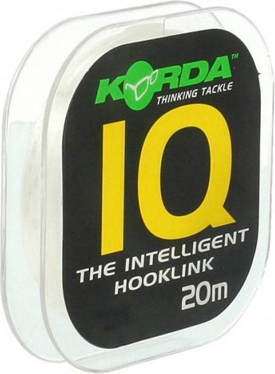 Korda - IQ The Intelligent Hooklink - 25lb - 20m - Transparant van Korda