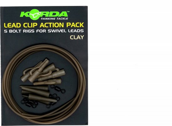 Korda Lead Clip Action Pack Grav (KLCAP van Korda