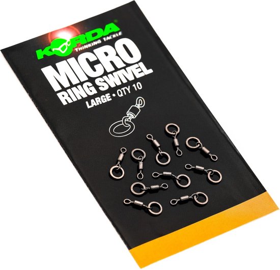 Korda Micro Rig Ring Swivel Large | Wartels van Merkloos