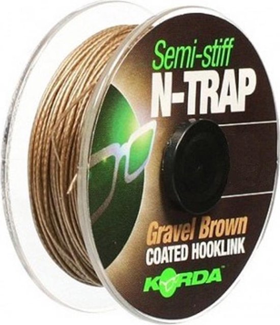 Korda N-TRAP Semi -Stiff - Gravel - 30lb - 20m - Gravel van Korda