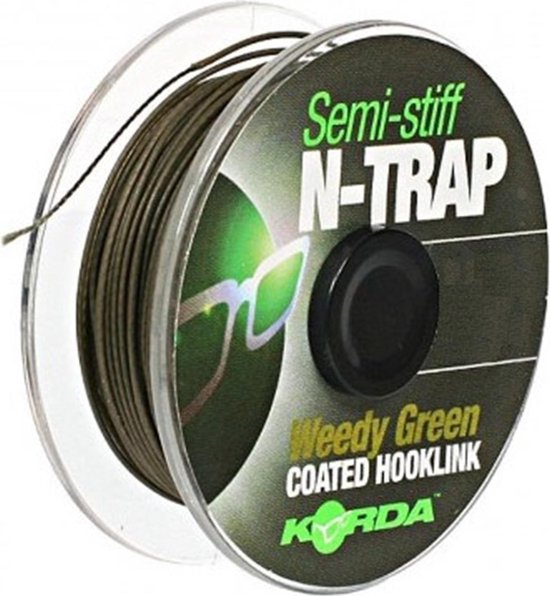 Korda N-TRAP Semi -Stiff - Green - 15lb - 20m - Groen van Korda