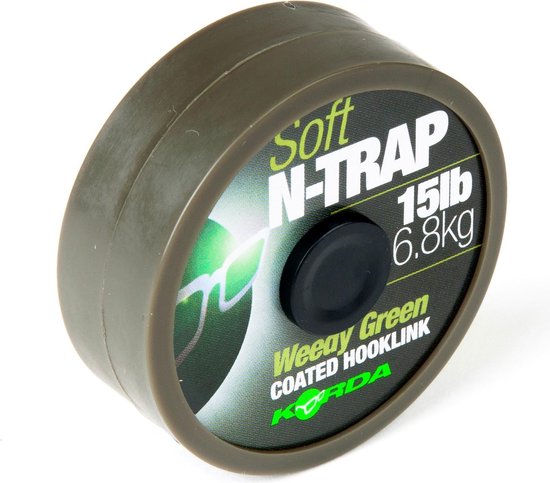 Korda N-Trap Soft - Onderlijnmateriaal - 6.8 kg - Weedy Green van Korda
