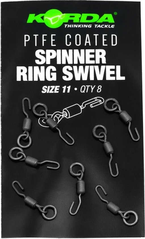 Korda PTFE Spinner Ring Swivel Size 11 | End Tackle van Korda