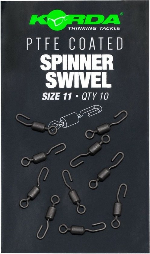 Korda PTFE Spinner Swivel Size 11 - End Tackle van Korda
