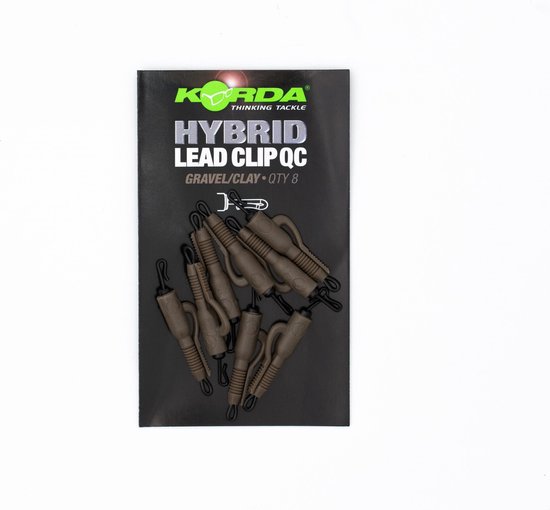 Korda QC Hybrid Lead Clip | Gravel / Clay van Merkloos