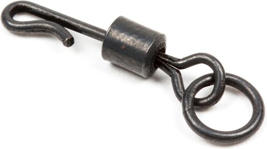 Korda - Quick Change Ringswivel - Maat 8 - Mat Zwart van Korda