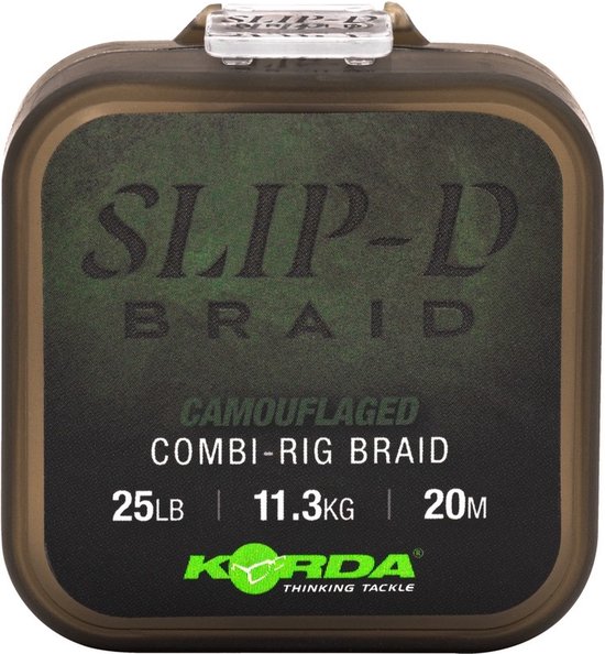 Korda Slip-D Braid - 25Lb Camou van Korda