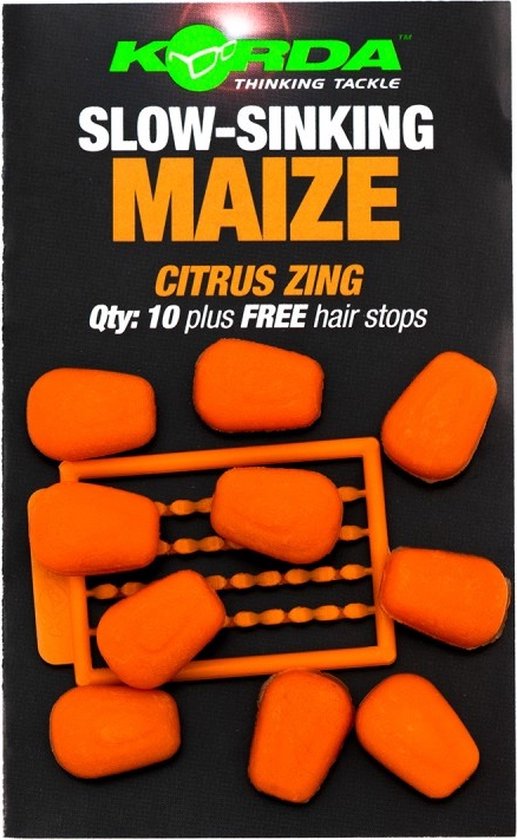 Korda Slow Sinking Maize Citrus Zing - Orange van Merkloos