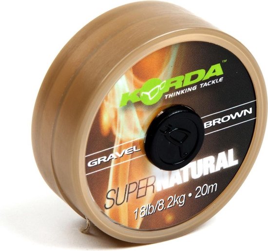 Korda Super Natural Gravel Brown - Onderlijnmateriaal - 8 kg van Korda