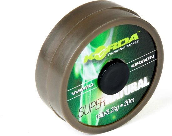 Korda Super Naturel Weedy Green - Onderlijnmateriaal - 11.3 kg van Korda