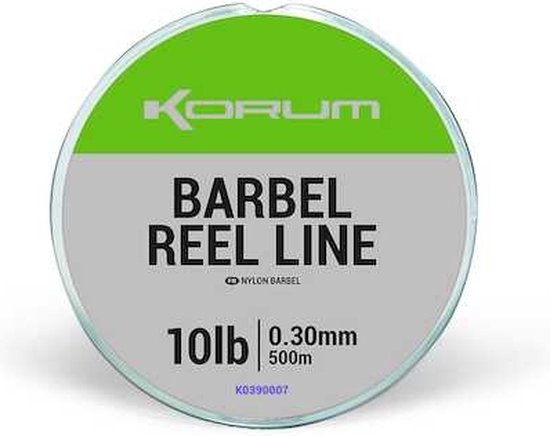 Korum Barbel Reel Line 500m - Maat : 0.30mm van Merkloos