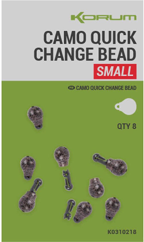 Korum Camo Quick Change Beads - Maat : Large van Korum