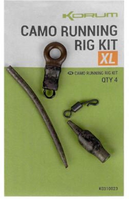 Korum camo running rig kit XL van Korum