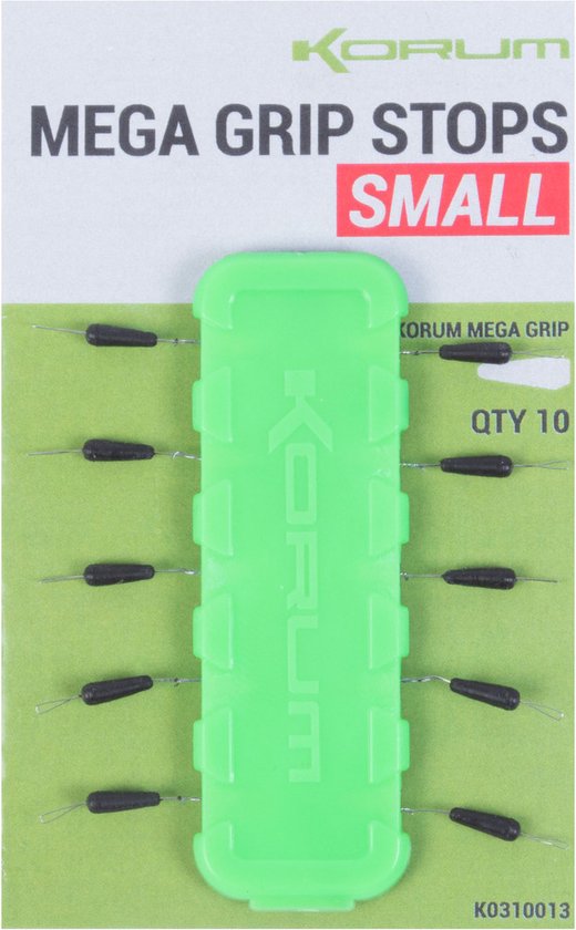 Korum Mega Grip Stops (10 pcs) - Maat : Small