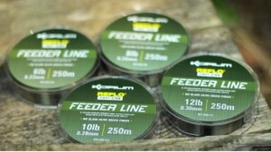 Korum Reflo Feederline 250m - Maat : 0.28mm van Merkloos