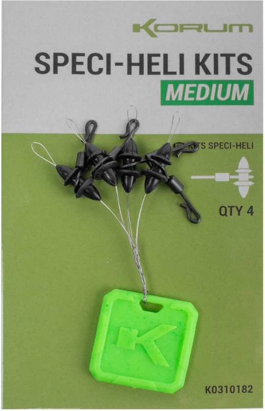 Korum Speci-Heli Kits Medium (4 pcs) van Korum