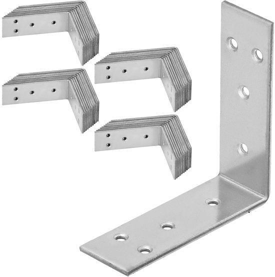Kotarbau - Hoekverbinding Staal - Roestvrij - Verzinkt - 60x60x20mm