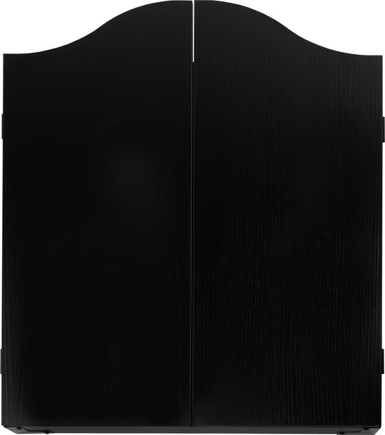 KOTO Cabinet Zwart, Dartbordkast, Dartkabinet, Dartbordkast met scorebord, Dartbord ophangsysteem, Dartkabinet accessoires, Stijlvol dartkabinet, Praktisch dartkabinet, Opbergkast voor dartbord van KOTO