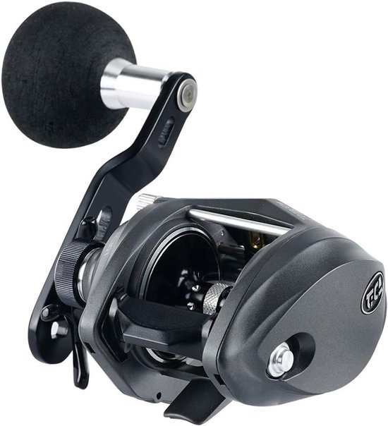 Krachtige Low-Profile Reel voor Zoutwater Vissen - Hoogwaardige Aluminium Molen