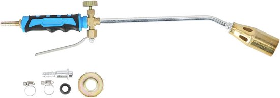 Krachtige Soldering Lamp met Vlam, Ideaal voor Loodgietwerk, Solderen en Verwarmen van Materialen, Geschikt voor Gas en Propaan