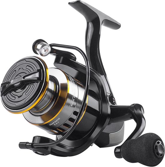 Krachtige Spinning Fishing Reel met 10kg Remkracht, Aluminium Spoel voor Soepel en Verre Worpen, Geschikt voor Zout- en Zoetwater Visserij
