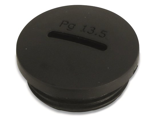 KSS afsluitplug, PG, PG-13,5, zwart