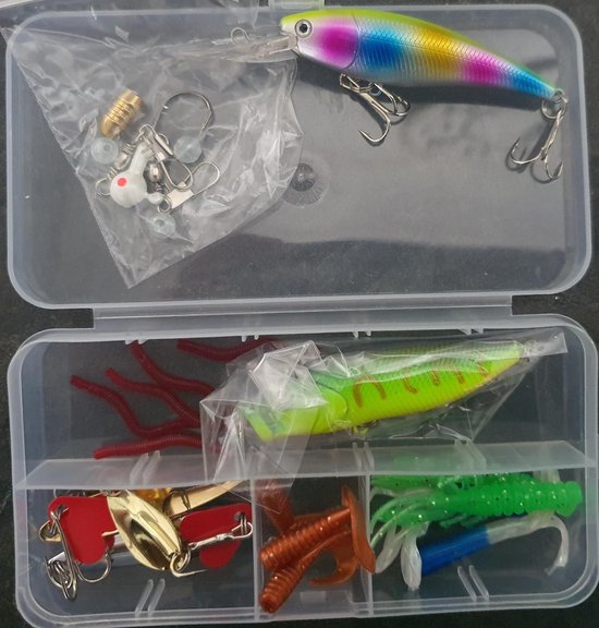 Kunstaas assortiment Allround -roofvis - baars - snoekbaars - roofblei van FISH-XPRT