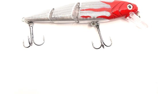 Kunstaas - Beweegbare kunstaas - Vissen - Roodzilver van Nesling