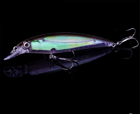 Kunstaas Roofvis - Gray - 11cm - Snoek - Baars - Snoekbaars - Hengelsport