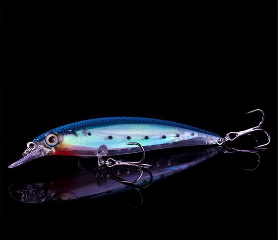 Kunstaas Roofvis - Red Blue - 11cm - Snoek - Baars - Snoekbaars - Hengelsport van Yokozuna.