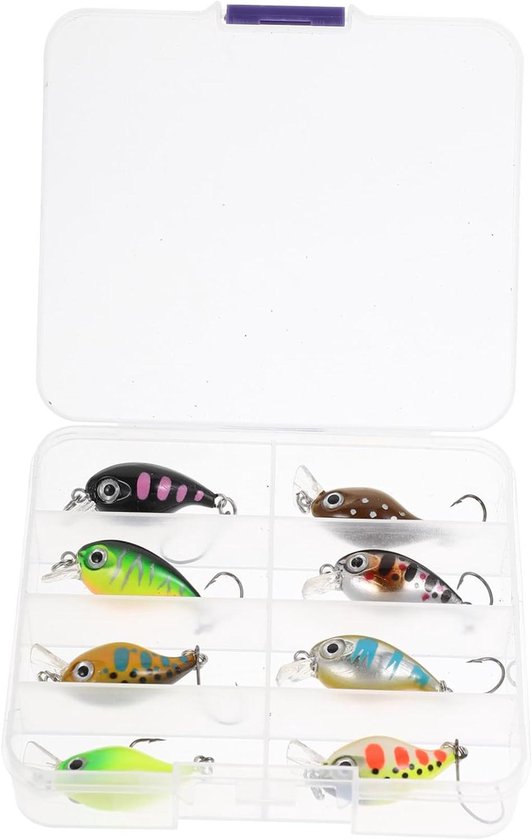 Kunstaas Set - Nep Vis - Vissen Laten Vangen - Bijtbestendig Materiaal - 5.7X1.3cm - Gekleurd