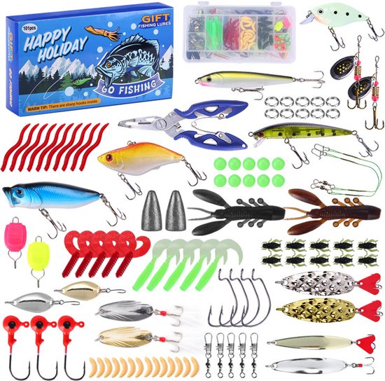 kunstaas set - tacklebox - kunstaas box - hengelsport - roofvis - snoek - baars - 100+ delig van Spro