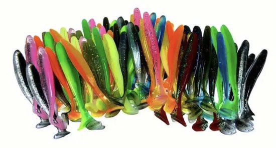 Kunstaas - Softbait - mix set van 5 - Robust Tools - 5cm van Robust Tools