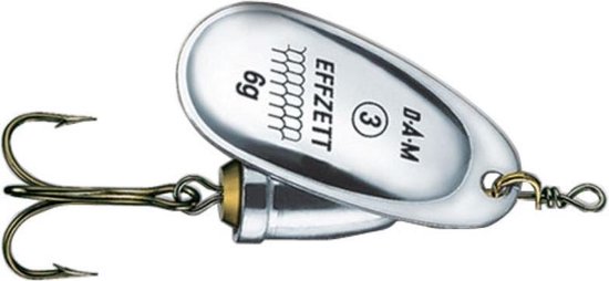 Kunstaas spinner fz executor zilver 6 g van Iron Claw