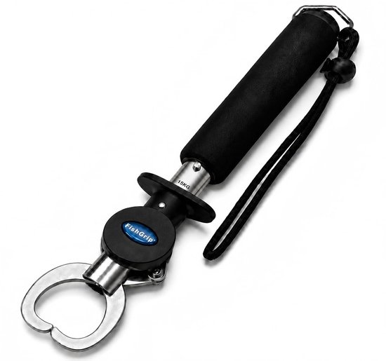 kunstaas tang, multifunctionele visgrijper met liniaal, draagbaar visgrijpgereedschap tot 15 kg (33 lb) met antisliphandvat en polsbandje voor zoet- en zoutwatervissen
