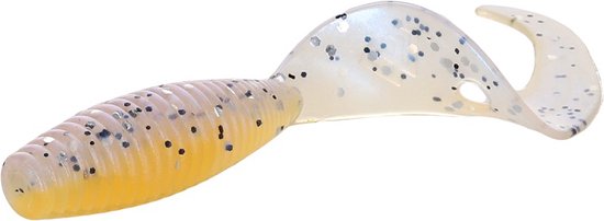 Kunstaas Twister 38mm/Zoute Karmel - 10 stuks | Mikado Kunstaas | Roofvissen | Fishing lures | Softbait van Mikado