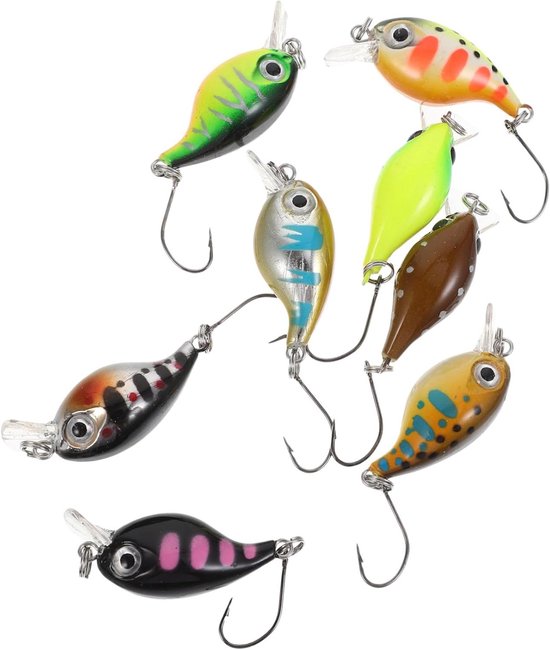 Kunstaas Vissen - Nep Vis Aas - Vissen Lokken - Rammelende Plug - 5.7X1.3cm - Diverse kleuren