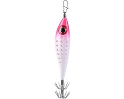 Kunstaas voor inktvis - Vis lokker - Vissen op zee - Dubbel parapluframe - 10 cm - Fosforescerend