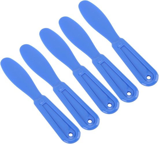 Kunststof spatelset donkerblauw