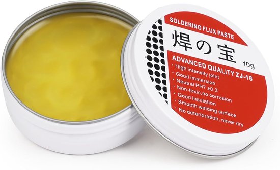 Kwalitatieve Solderpasta 10g, Geen-Reiniging Loodvrije Solderflux, Milieuvriendelijke Solderingspasta voor Elektronica, Metaal en Bouwtoepassingen