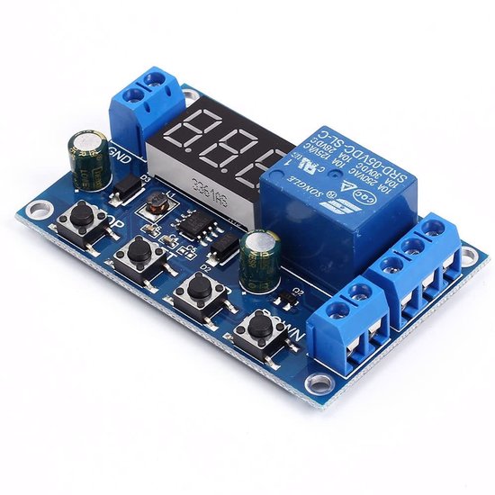 Laagspanningsafschakeling voor DC 6-40 V, Digitale Batterijmonitor met LCD Scherm, Onder- en Overspanning Bescherming voor Lithium- en Loodzuurbatterijen