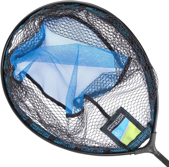 Landingsnet Kop - Vangnet Rubber - Vissen Vangen - Verstrikt Niet - 50 cm - Zwart