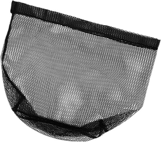 Landingsnet - Schepnet Vissen - Krabbetjes Vangen - Hygiënisch Droog Net - 50 cm Doorsnede - Zwart