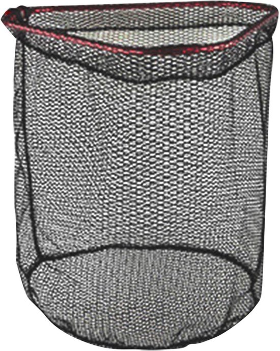 Landingsnet Vis - Schepnet Hengelsport - Vis Vangen - Hygiënisch Droog Net - 45cm Diameter - Zwart