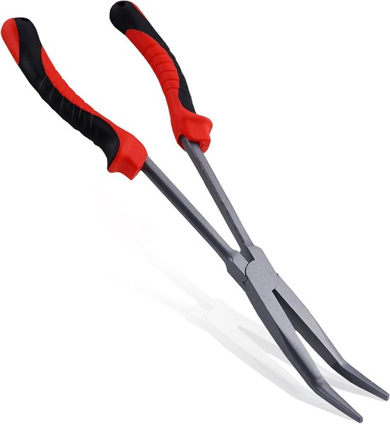 Langere Visserij Tang van 28 cm - Haakverwijderaar, Visaccessoires en Gereedschap voor Snoekvissen, Metalen Constructie en Diverse Kleuren van Merkloos