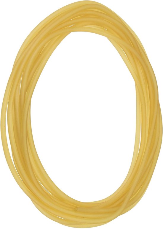 Latex Tubing 2mm ID 4mm OD - 5 Meter Elastische Rubberen Slang voor Diverse Toepassingen