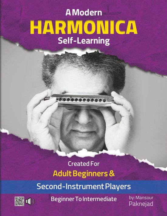 Leerboek Harmonica Spelen voor Beginners en Gevorderden | Zelfstudie Methode van Merkloos