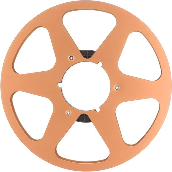 Lege 1/4 10.5 Inch Tape Reel van Aluminium Legering met 6 Windweerstandsgaten voor Geluidsopnames en Audioproductie van Merkloos