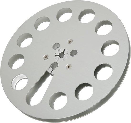 Lege 1/4 7 Inch Tape Reel met 11 Gaten, Universele Open Reel voor Geluidsopnames en Aluminium Opnamebanden van Merkloos